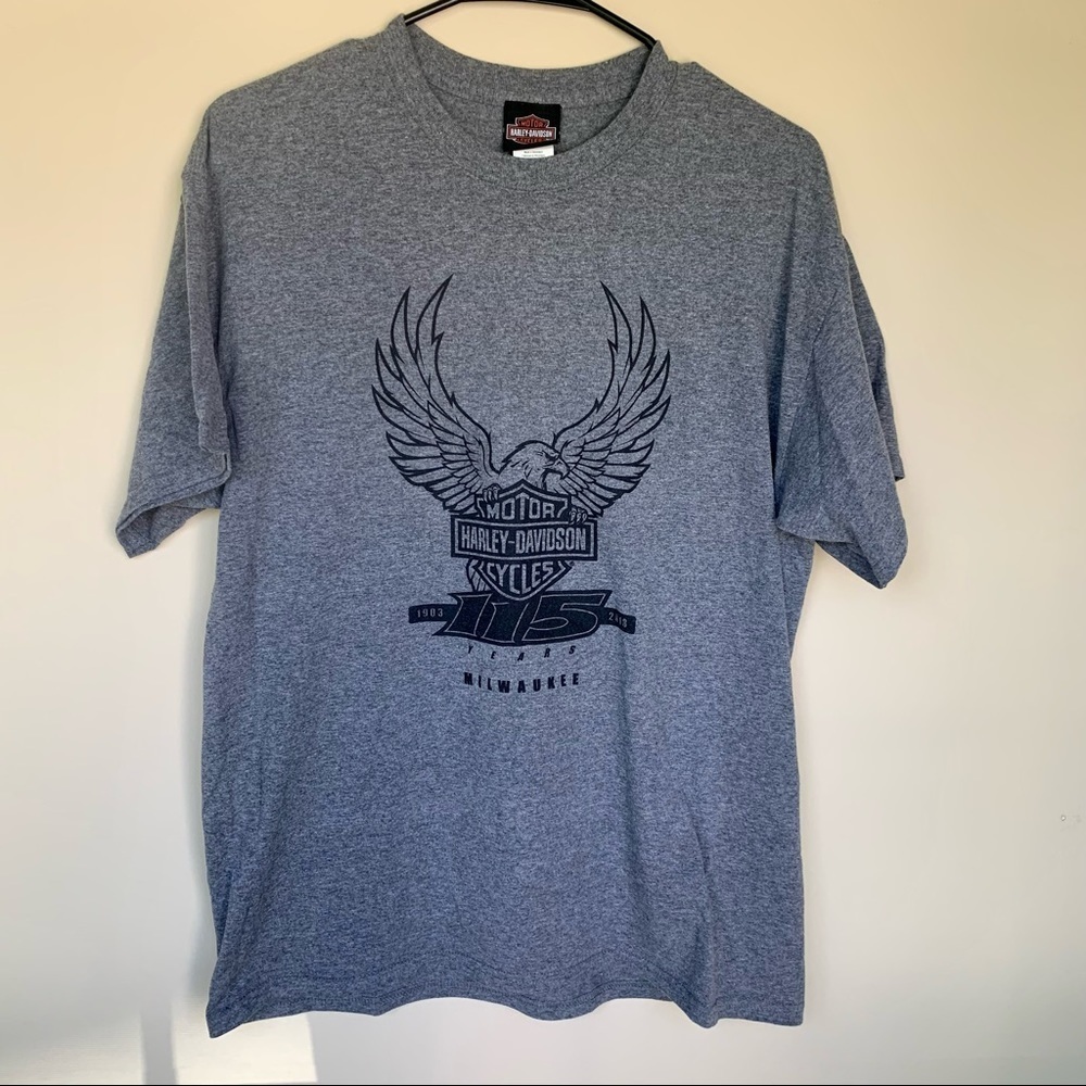 Harley davidson Milwaukee T-shirt gray size large